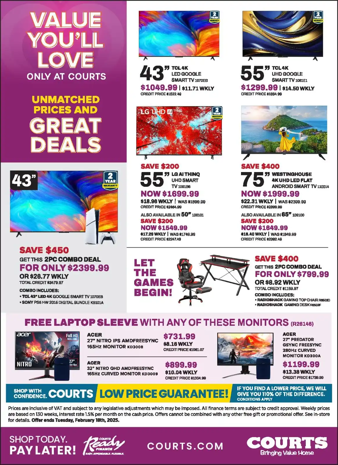 Image from Courts Barbados: 🚨 VALUE YOU’LL LOVE – ONLY AT COURTS! 🚨 Upgrade your home with unma...