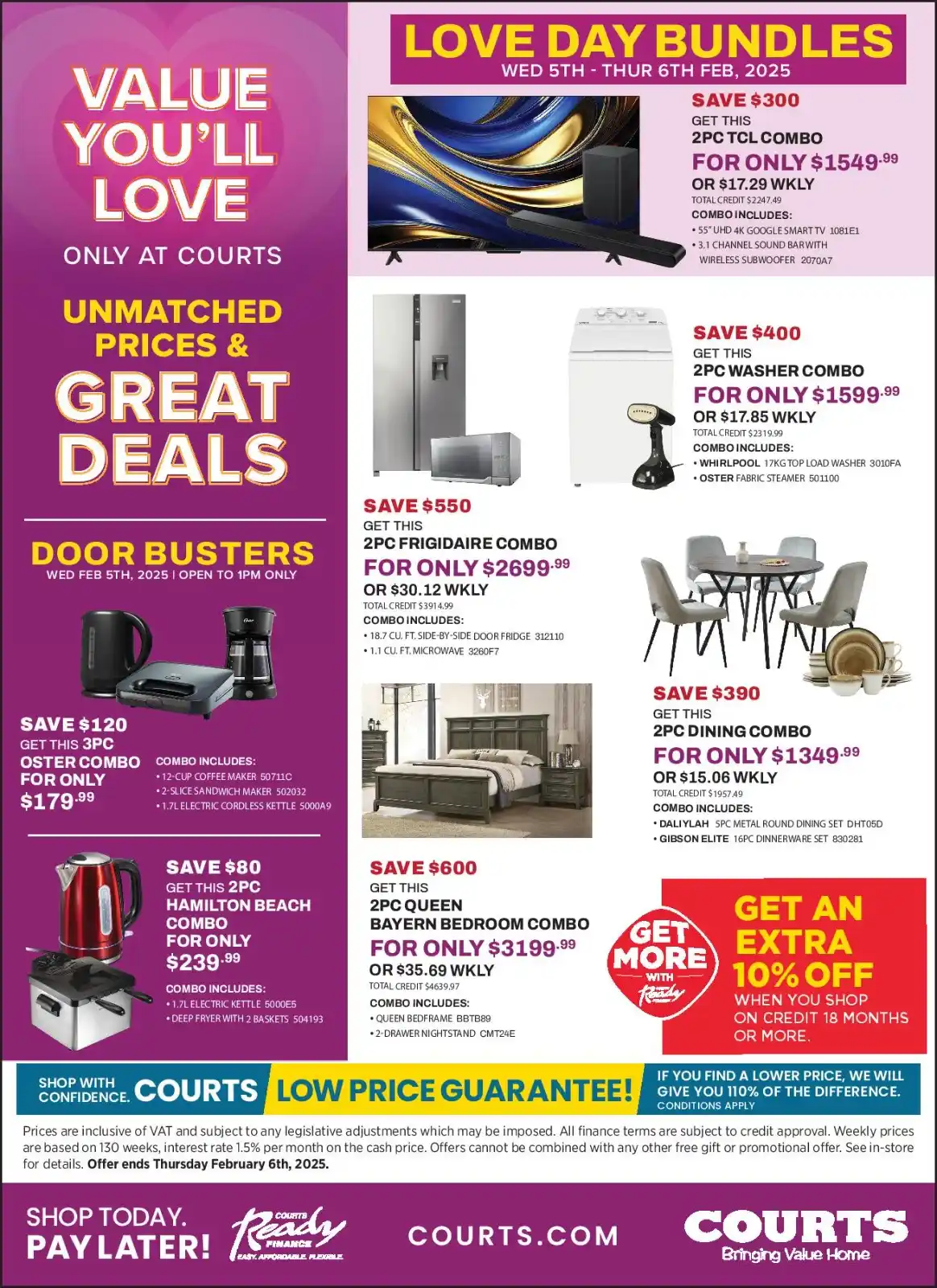 Image from Courts Barbados: 💖 VALUE YOU’LL LOVE 💖 Unbeatable deals are waiting for you at Court...