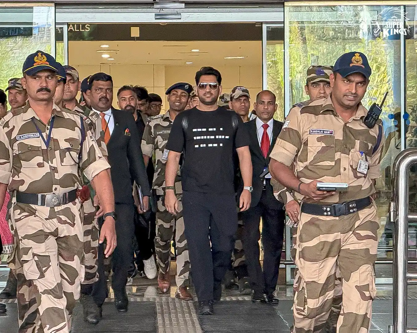 Image from Cricadium🏏: MS Dhoni has arrived in Chennai! 🦁 <a class="text-blue-500 hover:und...