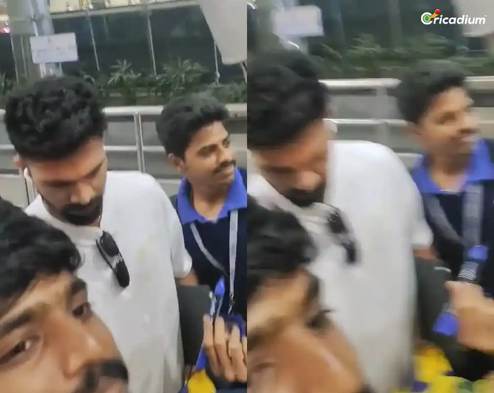 Image from Cricadium🏏: Chennai Super Kings captain Ruturaj Gaikwad has arrived in Chennai for...