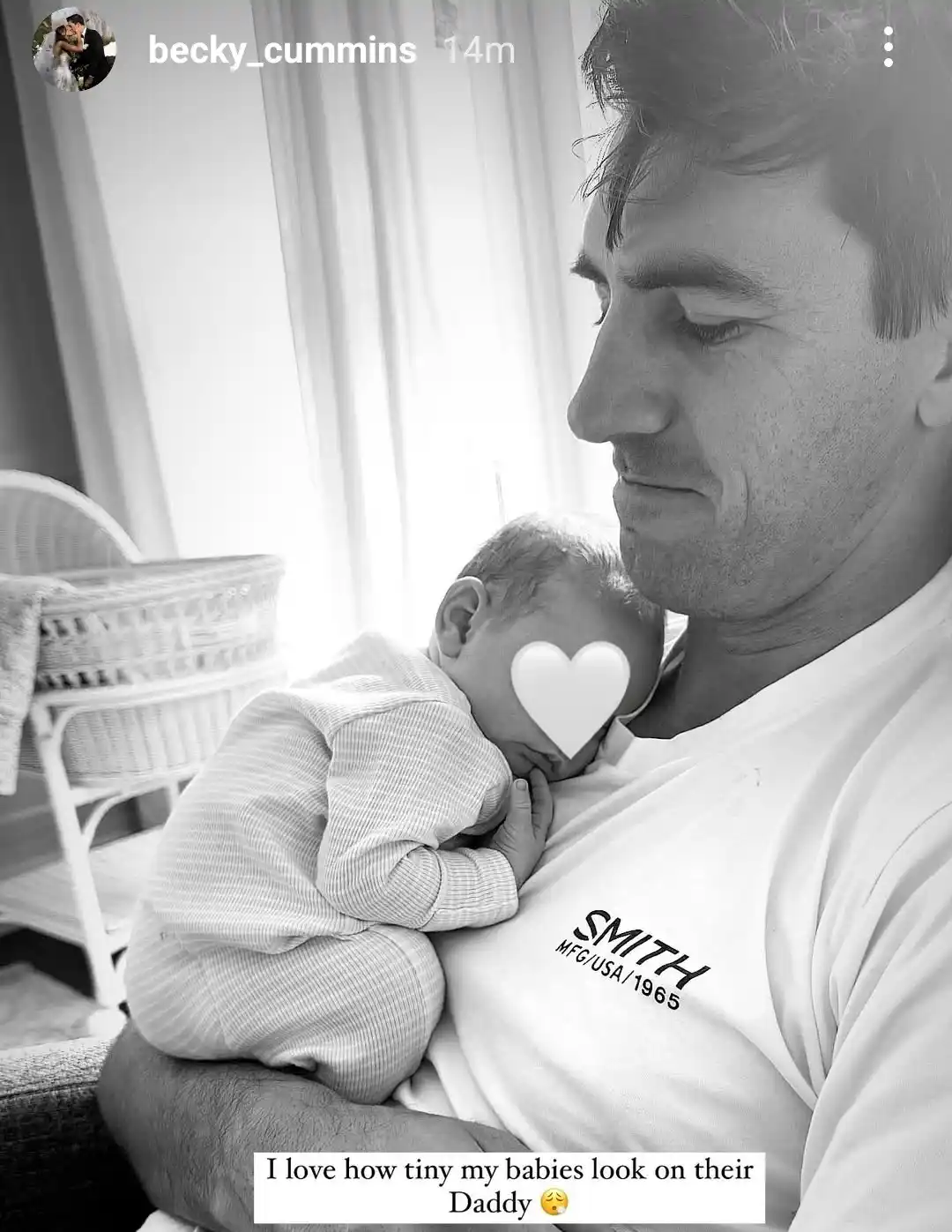 Image from Cricadium🏏: A beautiful Instagram story by Pat Cummins' wife. ❤️ <a class="text-b...