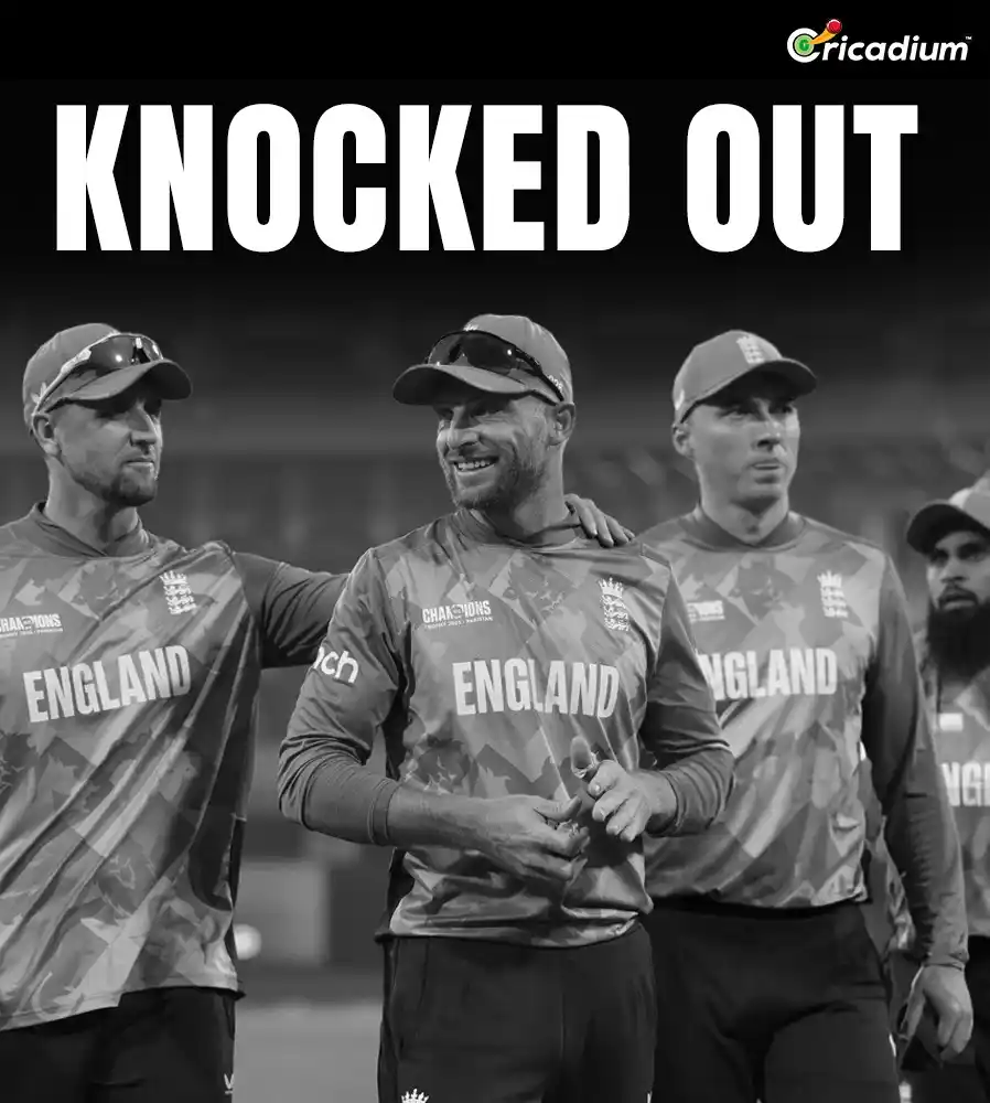 Image from Cricadium🏏: First round in World Cup 2023. First round in Champions Trophy 2025. ...