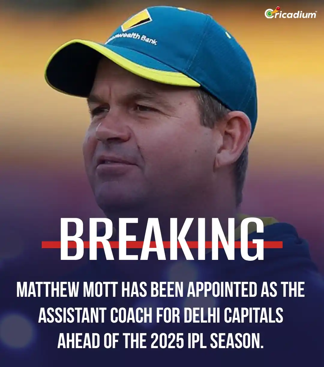 Image from Cricadium🏏: Former England and Australia women's coach, Matthew Mott, has been app...