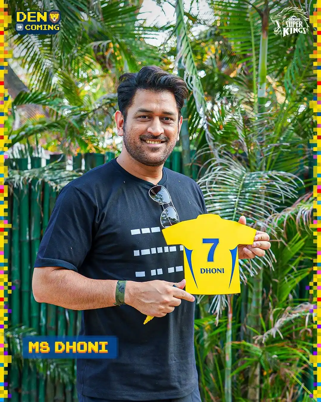 Image from Cricadium🏏: MS Dhoni joins CSK team ahead of IPL 2025. 📸 CSK <a class="text-bl...