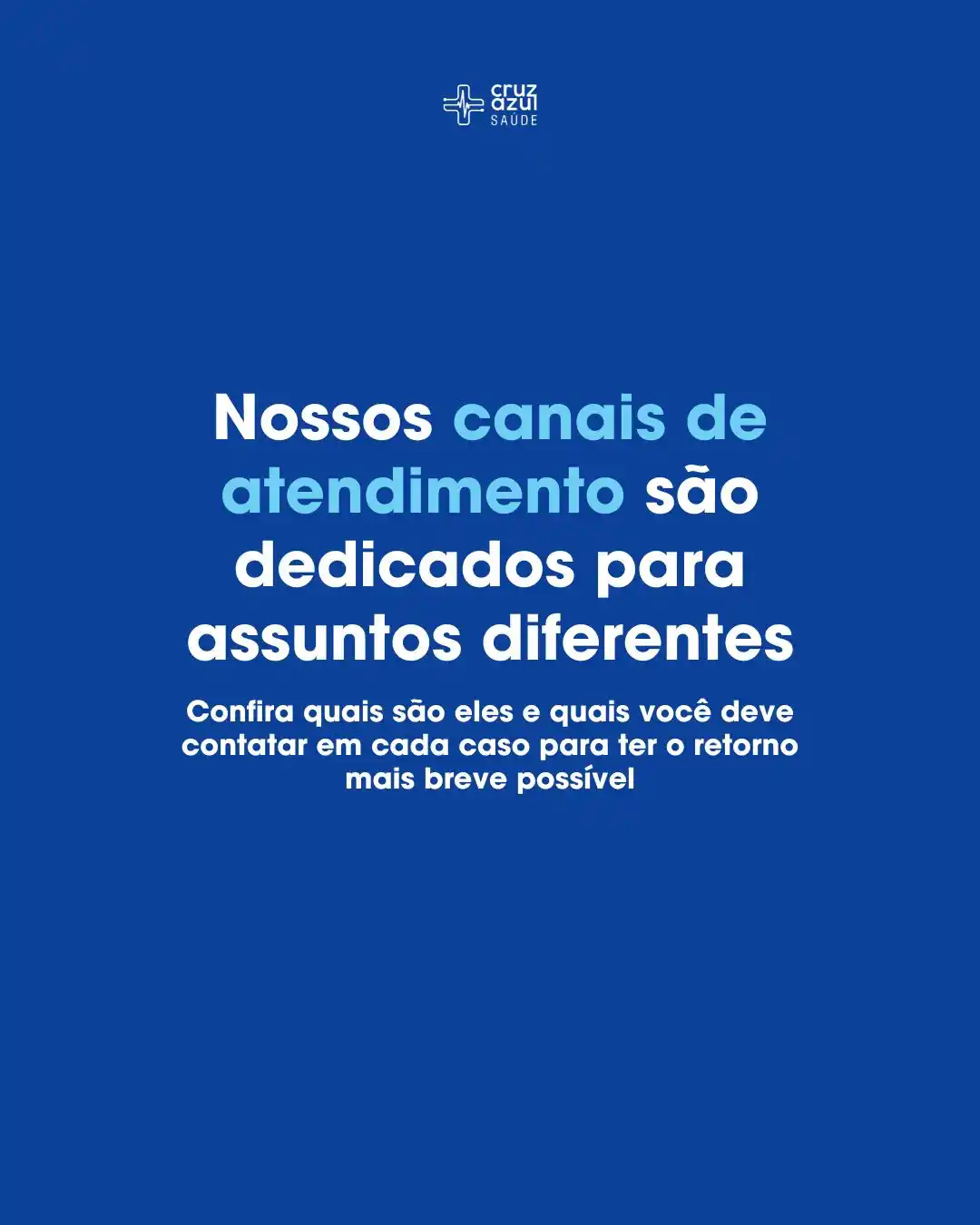 Cruz Azul Saúde post