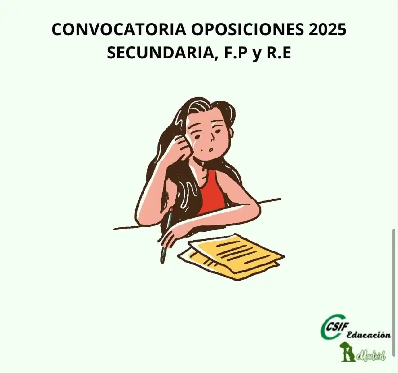 CSIF Educación Madrid  post