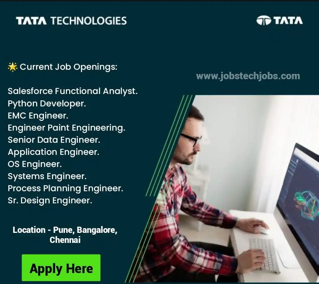 Image from CS/IT JOBS💻🖥️: Top Job Opportunities at Tata Technologies - February 2025! 🚀  Tata T...