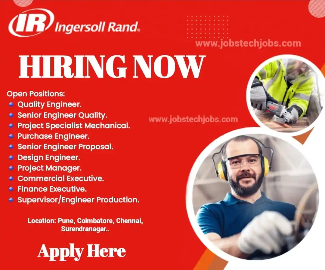 Image from CS/IT JOBS💻🖥️: Latest Job Opportunities at Ingersoll Rand – 2025! 🌍 Looking for a c...