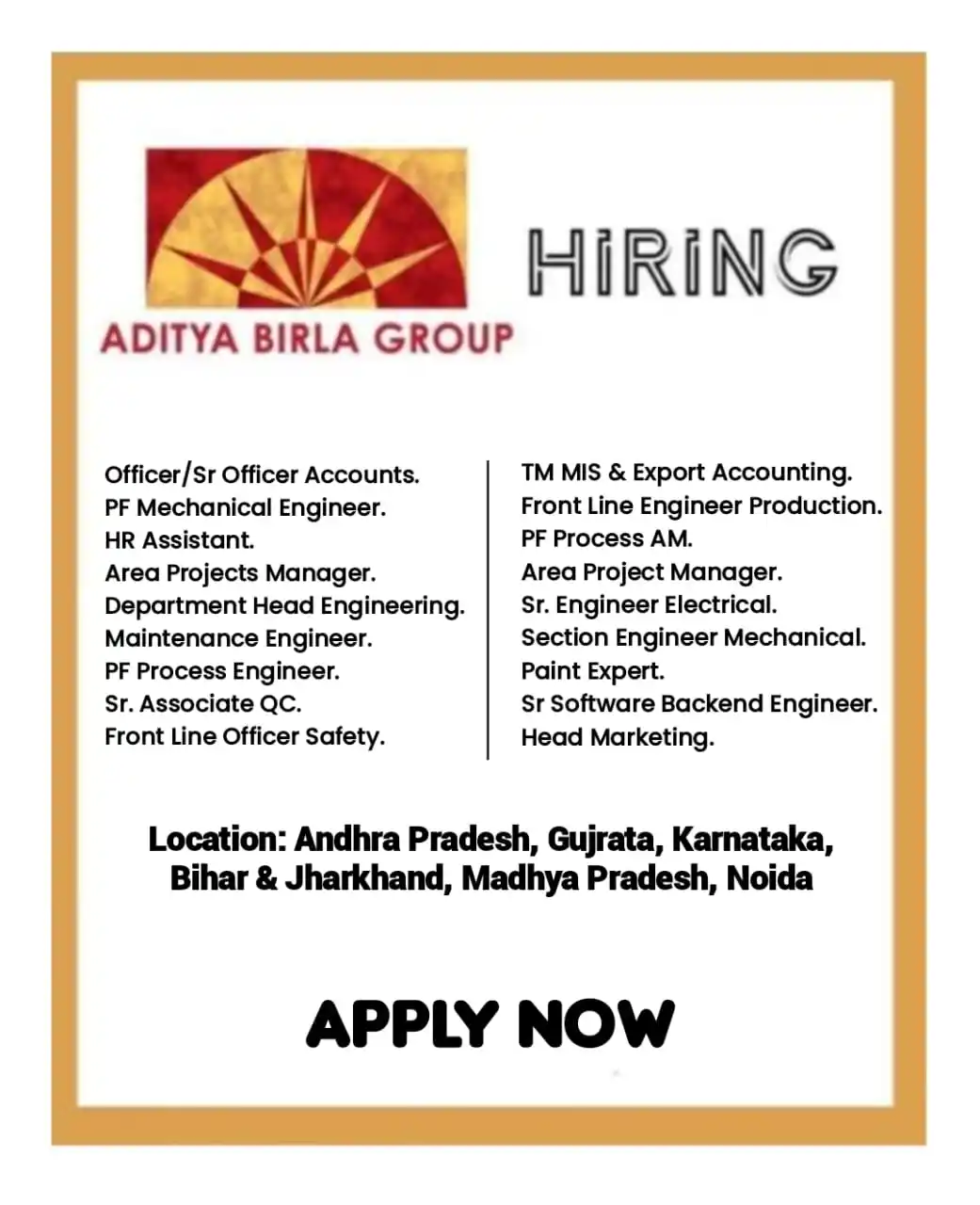 Image from CS/IT JOBS💻🖥️: Latest Job Opportunities at Aditya Birla Group! 🌟 Looking to advance...