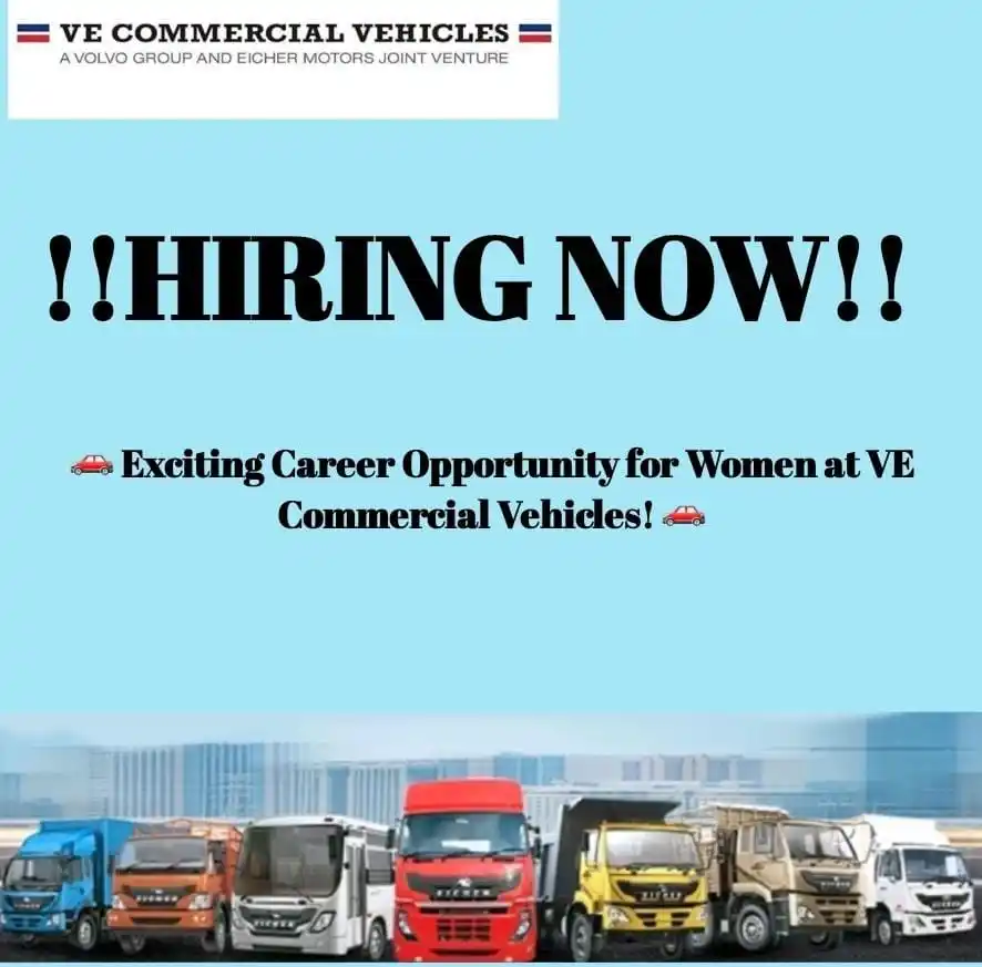 Image from CS/IT JOBS💻🖥️: Job Opportunity for Women at VE Commercial Vehicles! 🚗  Join VE Comme...