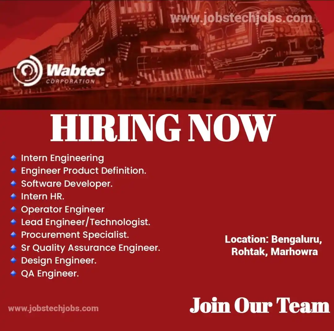 Image from CS/IT JOBS💻🖥️: Top Job Opportunities at Wabtec! 🚀 Wabtec, a global leader in transp...