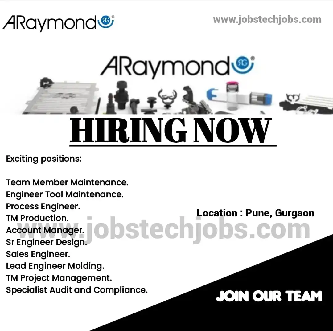 Image from CS/IT JOBS💻🖥️: Latest Job Opportunities at ARaymond In Feb 2025 🌍 ARaymond, a globa...