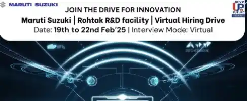 Image from CS/IT JOBS💻🖥️: 🚗 Maruti Suzuki Virtual Hiring Drive – Rohtak (Feb 2025) 🚗 Maruti S...
