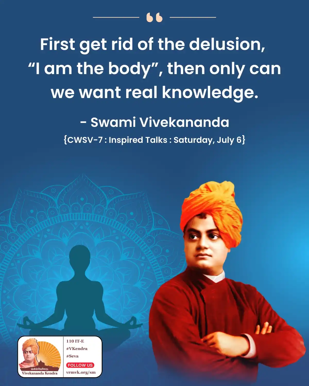 Daily Vivekananda post