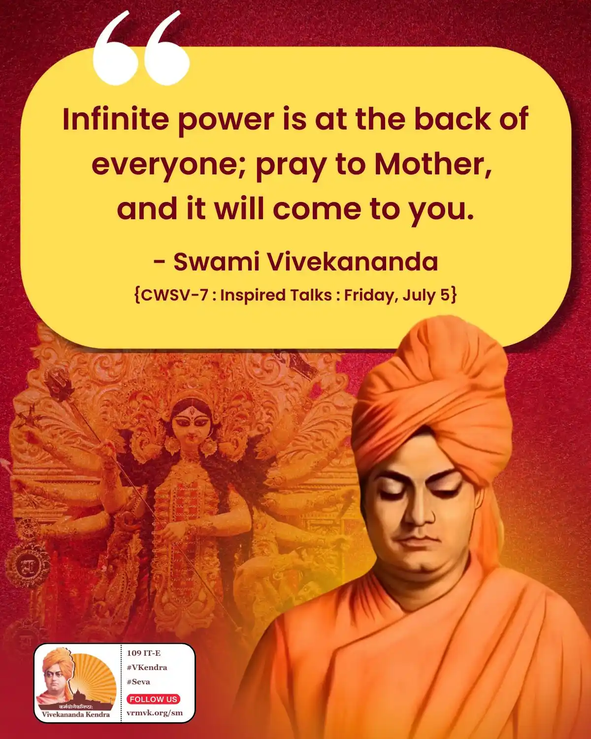 Daily Vivekananda post
