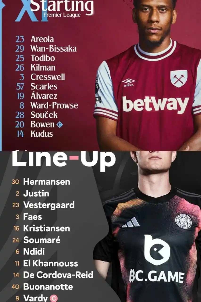 Image from DANNIE YHUNG FOOTBALL TV: Lineups 📋 <a class="text-blue-500 hover:underline cursor-pointer" hre...