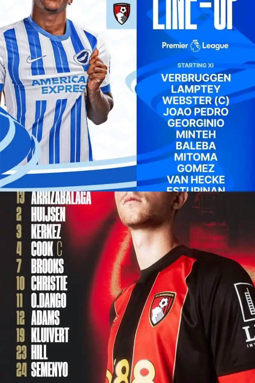 Image from DANNIE YHUNG FOOTBALL TV: Lineups 📋 <a class="text-blue-500 hover:underline cursor-pointer" hre...