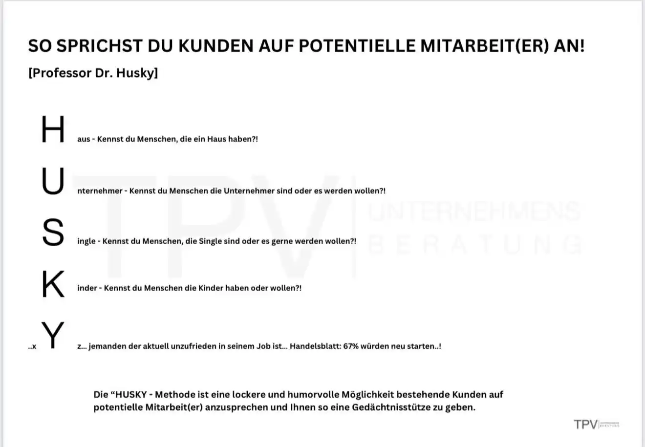 Das RECRUITING MINDSET post