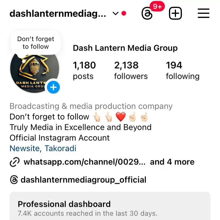 Dash Lantern Media Group Official post