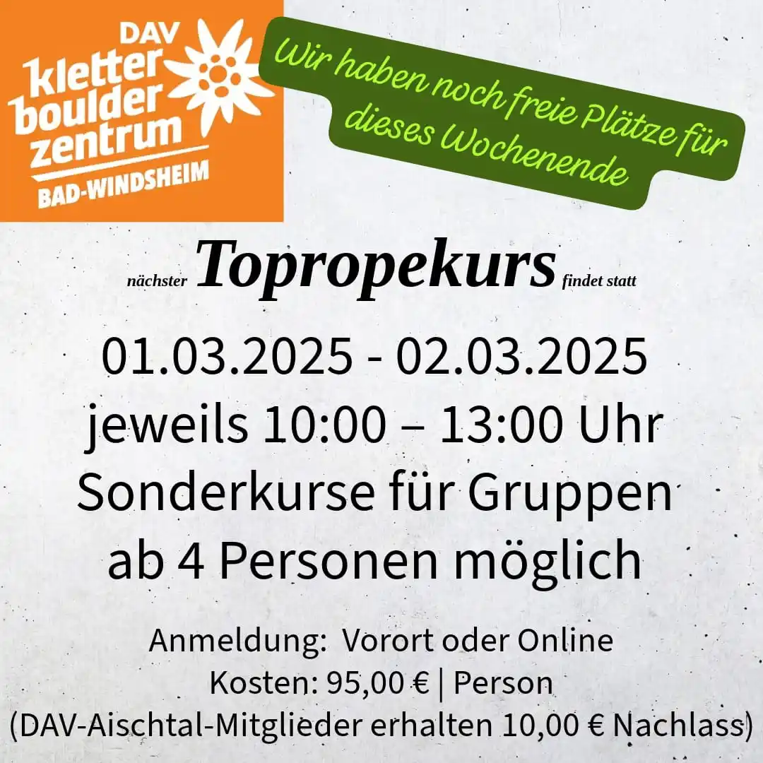 DAV Kletterzentrum Bad Windsheim post