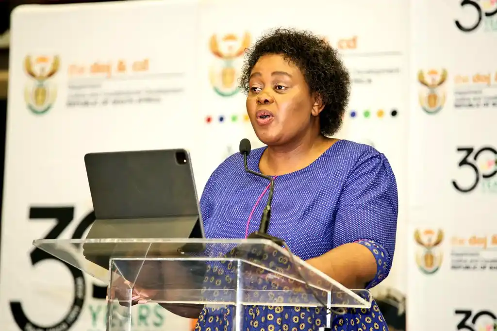 Image from Department of Justice & Constitutional Development: Minister of Justice and Constitutional Development, Mmamoloko Kubayi, ...