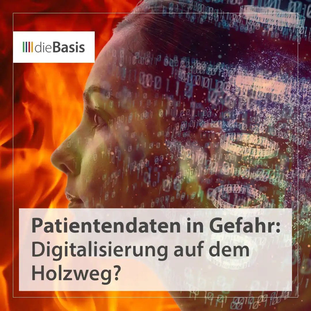 Image from dieBasis NRW: 🏥💻 *Patientendaten in Gefahr: Digitalisierung auf dem Holzweg?* 🔓...