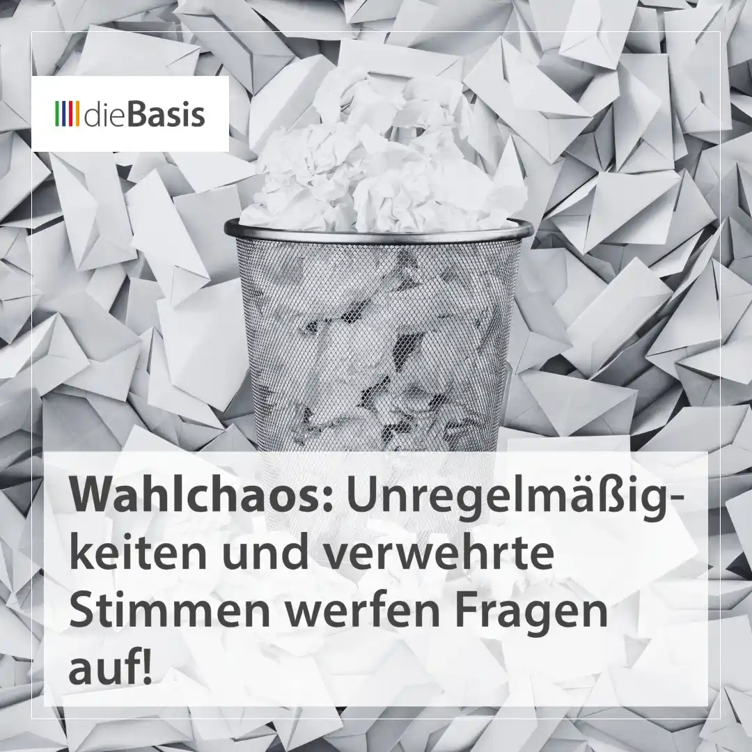 Image from dieBasis NRW: 🚨 *Wahlchaos: Unregelmäßigkeiten und verwehrte Stimmen werfen Fragen ...