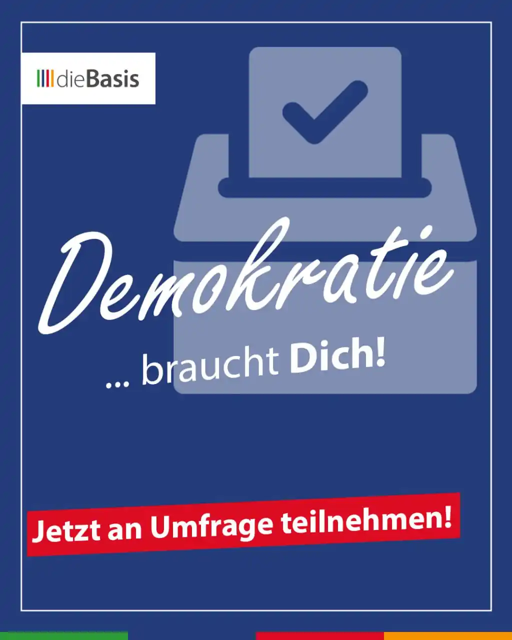 Image from dieBasis NRW: *Alle 4 Jahre ein Kreuz machen – reicht dir das?* *Oder wünschst du d...