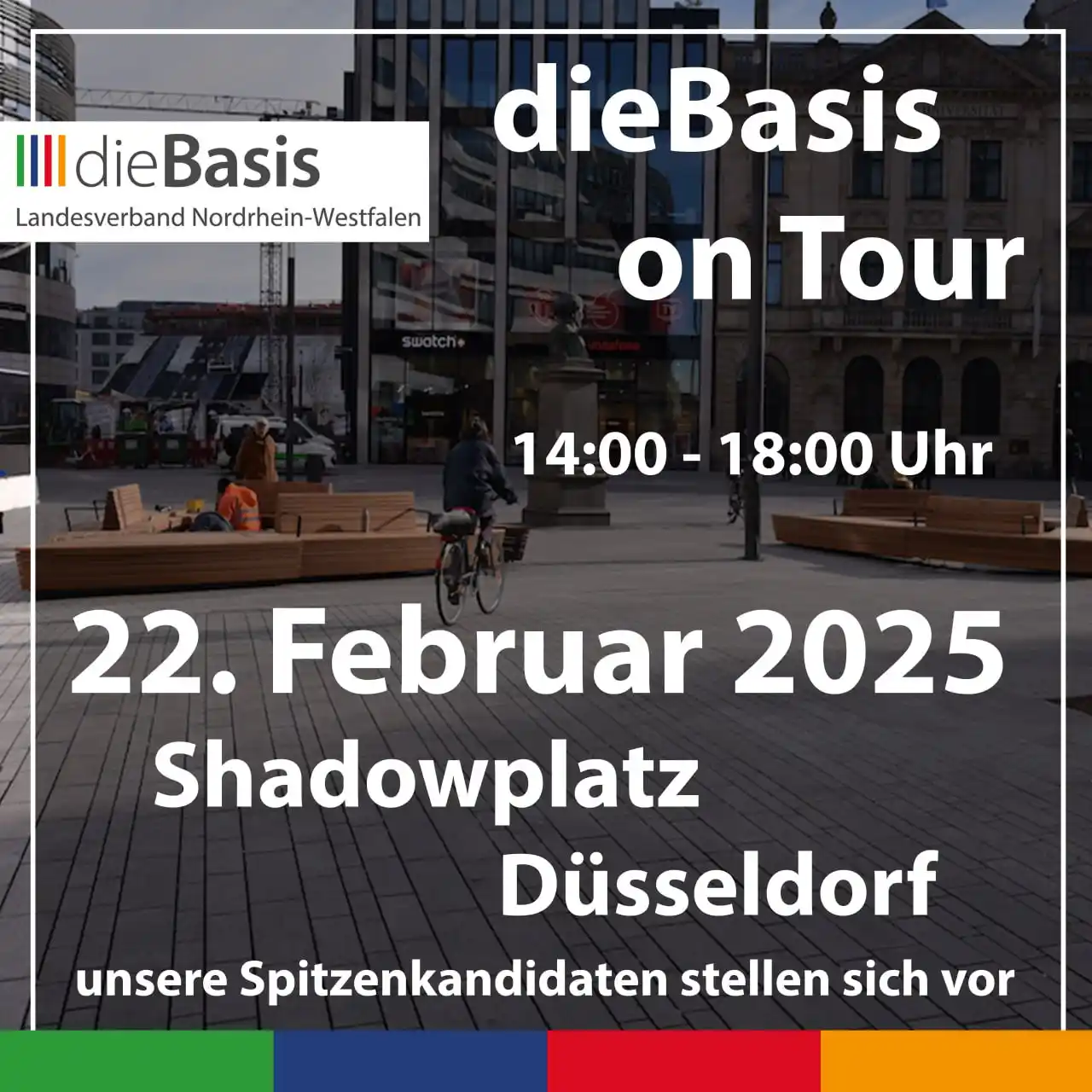 Image from dieBasis NRW: 📆 *22.02.2025 in Düsseldorf: dieBasis on Tour für die Bundestagswahl...