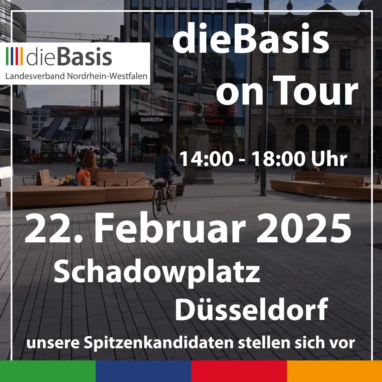 Image from dieBasis NRW: 📆 *22.02.2025 in Düsseldorf: dieBasis on Tour für die Bundestagswahl...