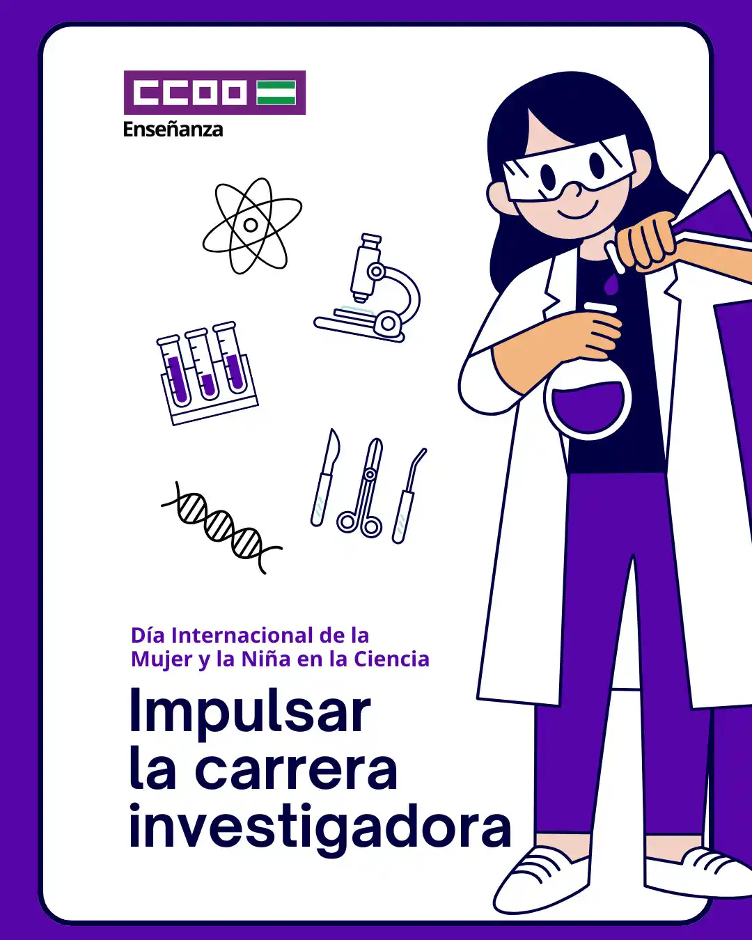 Docentes de  la Pública Federación Enseñanza CCOO Andalucía post