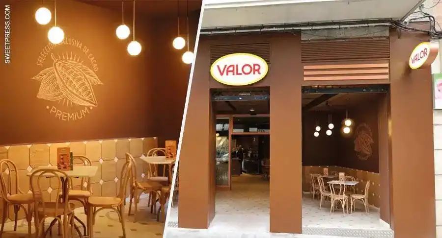 Image from Dulces Noticias ... y algo más: ☕Chocolaterías Valor ha inaugurado un nuevo establecimiento en Cuenca,...