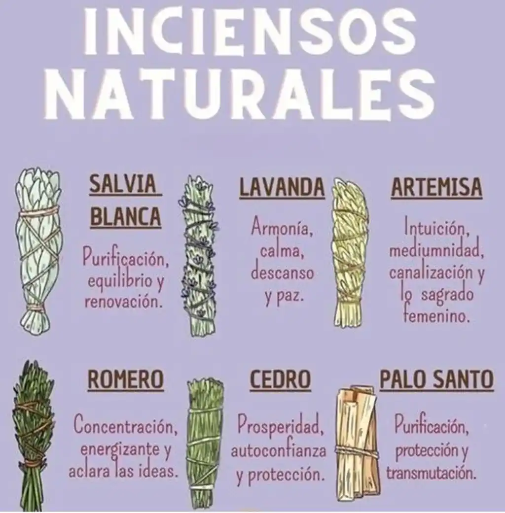 Image from EcoInventos: 🌿✨ ¡Descubre los poderes de los inciensos naturales! 🌬️🔮 Cada uno ...