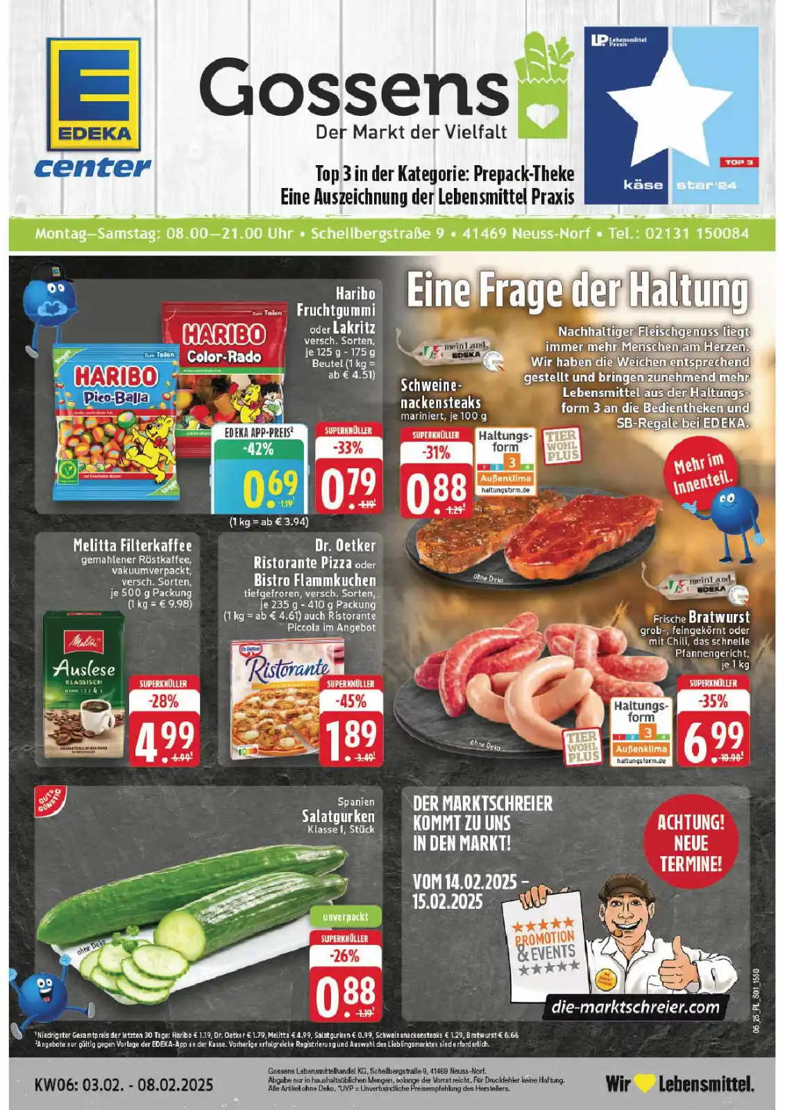 EDEKA Gossens Neuss post