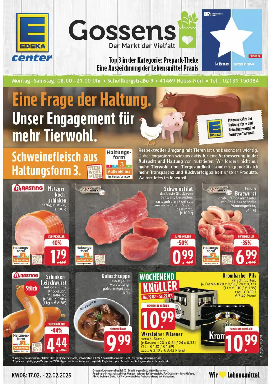 EDEKA Gossens Neuss post
