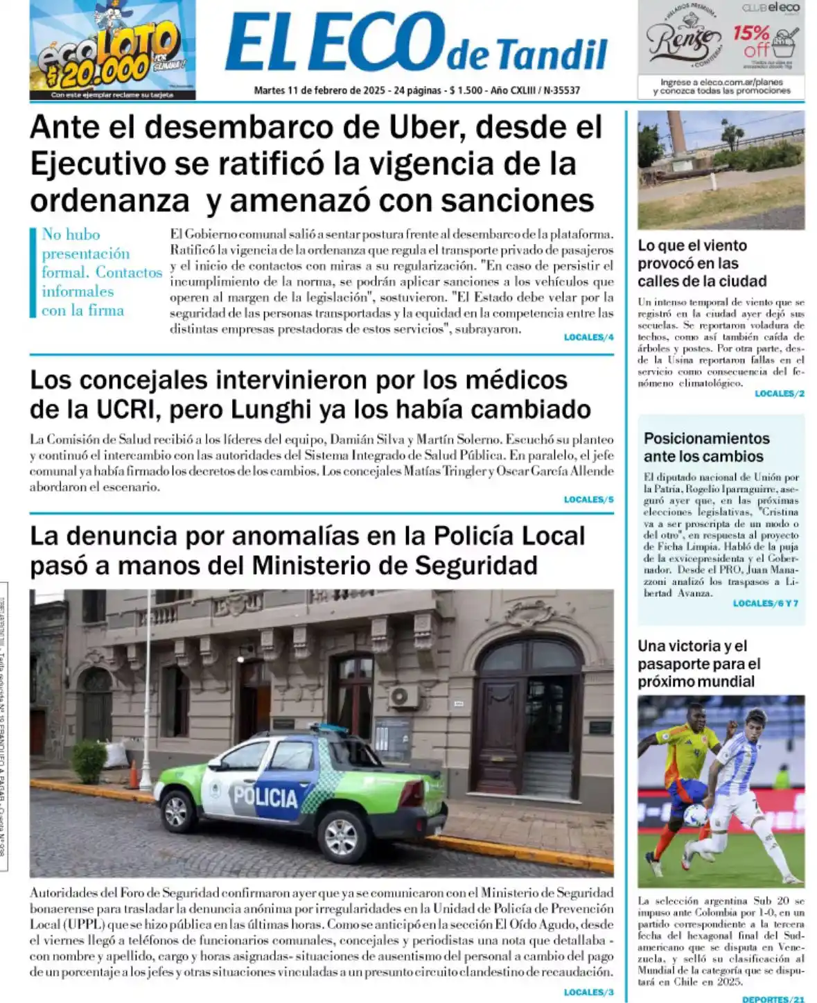 El Eco de Tandil post