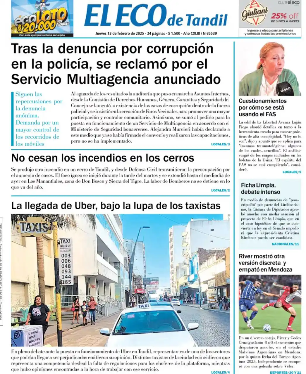 El Eco de Tandil post