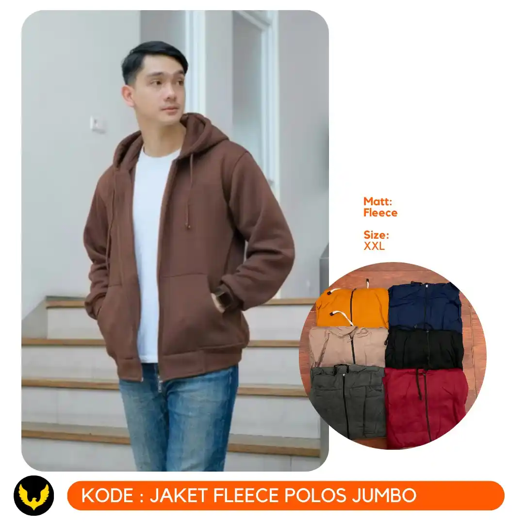 Image from ElangMas-Lombok: *New Arrivals*✨ Jaket Fleece Super Jumbo😍  🧵 Fleece 🔗  28-0422-40 �...