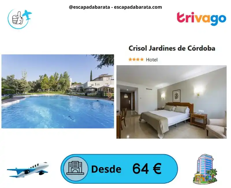 Image from escapadabarata.com🛩️ Viajes Y Escapadas A Precio De Oferta!!! Chollos de Viajes!!!: 🧳 *¡Noche en Córdoba con hotel 4🌟 y vistas panorámicas!* <a class="t...
