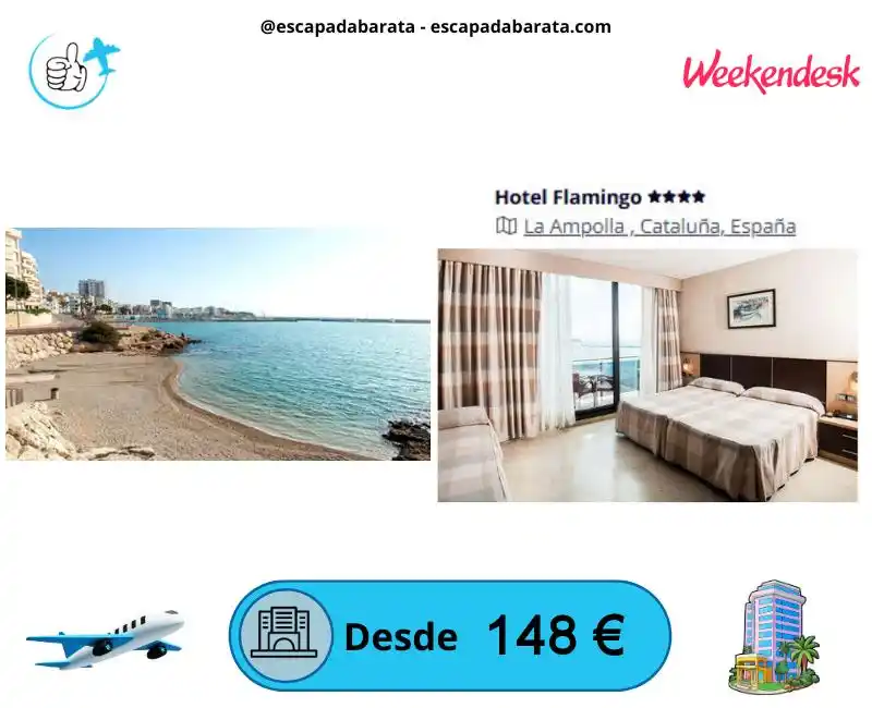 Image from escapadabarata.com🛩️ Viajes Y Escapadas A Precio De Oferta!!! Chollos de Viajes!!!: 🧳 *¡Escapada romántica en el Delta con cena y vistas al mar!* <a clas...