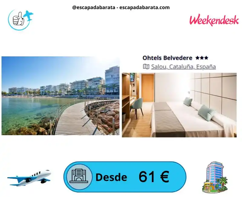 Image from escapadabarata.com🛩️ Viajes Y Escapadas A Precio De Oferta!!! Chollos de Viajes!!!: 🧳 *¡Relax y spa en Salou con hotel y media pensión! 🔥* <a class="tex...