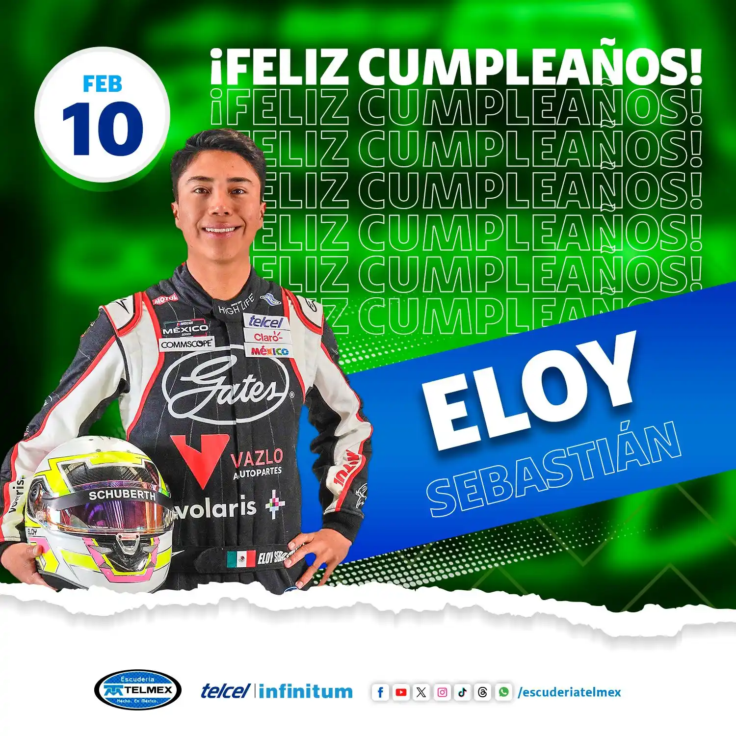Escudería Telmex  post