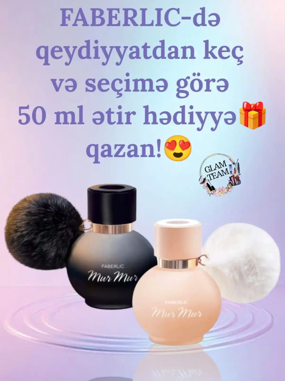 Image from FABERLIC: Mur Mur ətri hədiyyə! Faberlic-də 2025-ci il 17 fevraldan 9 martadək q...