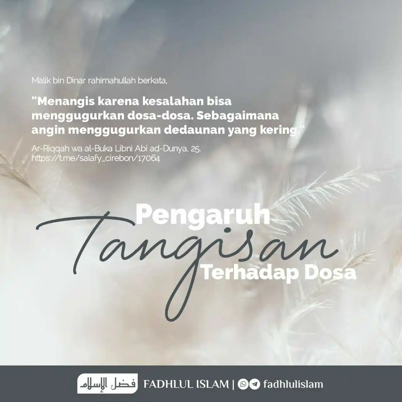 FADHLUL ISLAM post