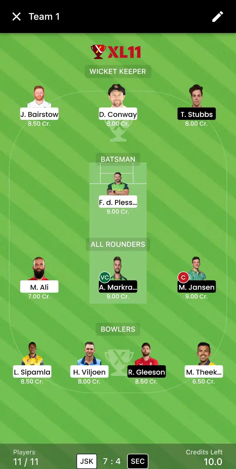 Fantasy Cricket Pro 🏏  (Viren Hemrajani) post