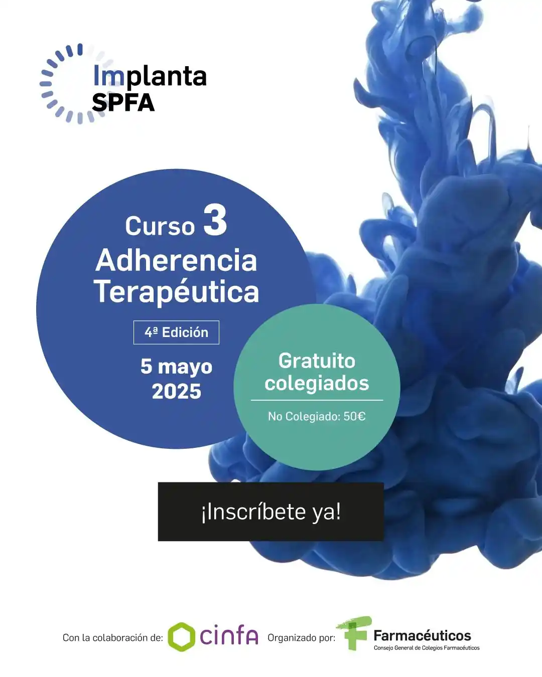 Image from Farmacéuticos : Abiertas ya las inscripciones del Curso Online 4 edición "Implanta. Ad...
