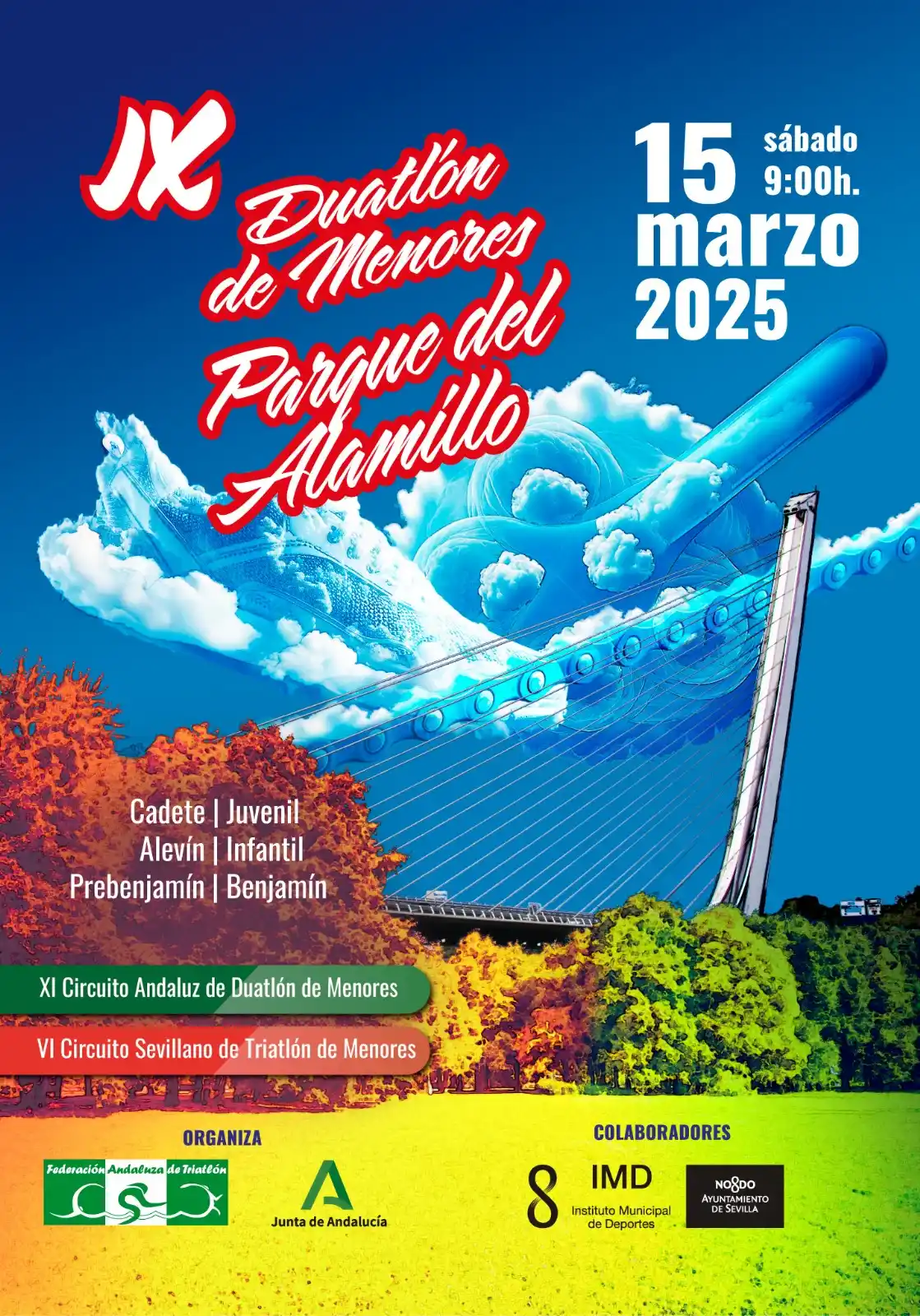 Image from FATRI - Competiciones: 🚨¡¡INSCRIPCIONES ABIERTAS!! 🏁 IX DUATLÓN DE MENORES PARQUE DEL ALAMI...
