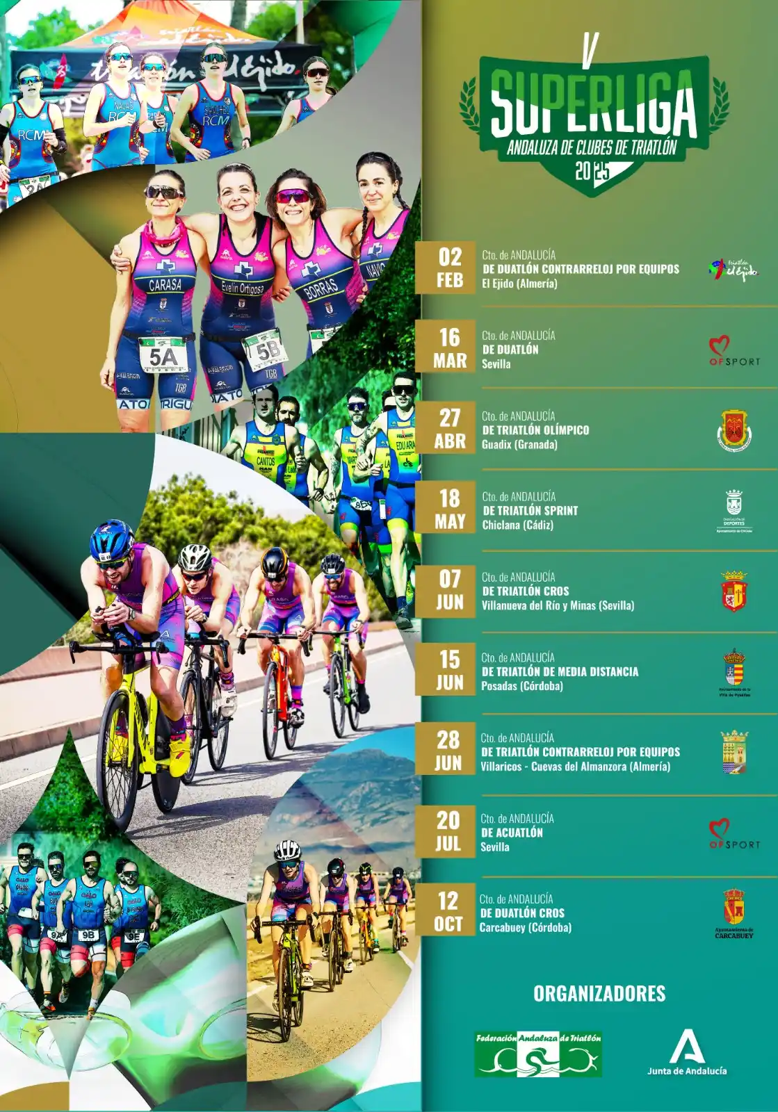 Image from FATRI - Competiciones: 🏁CLASIFICACIONES ACTUALIZADAS 🏊🚴♂️🏃V SuperLiga Andaluza de Clubes...