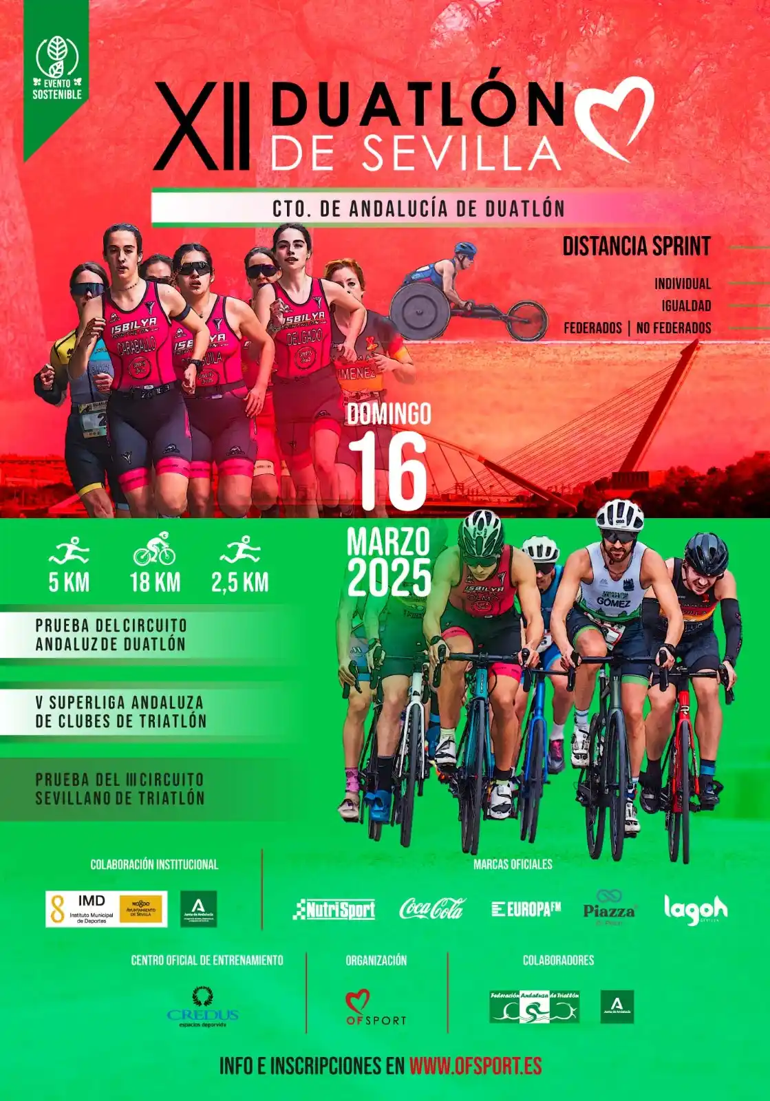 Image from FATRI - Competiciones: 🏁XII DUATLÓN DE SEVILLA 🚨¡¡INSCRIPCIONES ABIERTAS Para Federados en...