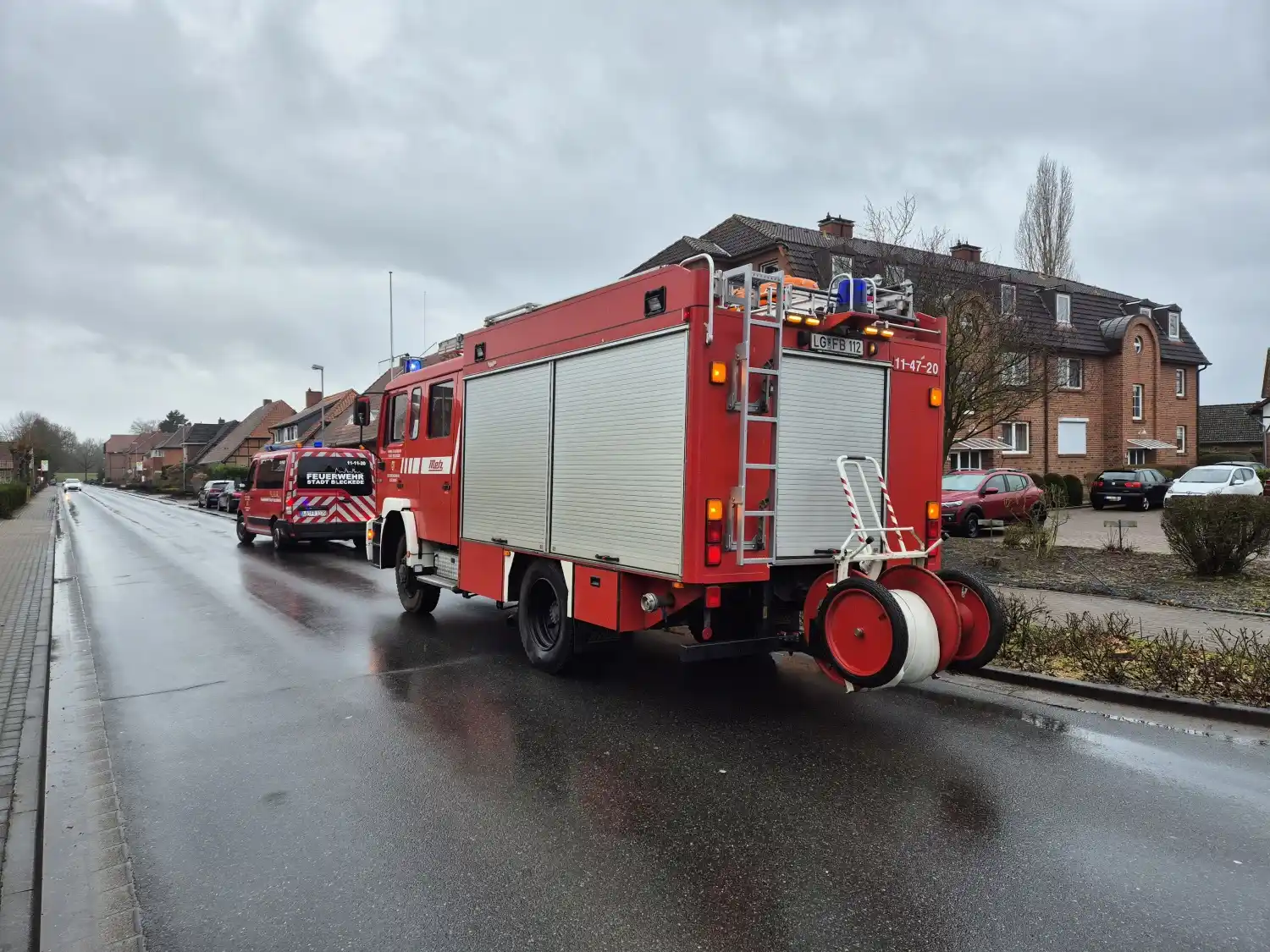 Image from Feuerwehr Bleckede: Unterstützung für den Rettungsdienst am Donnerstagvormittag: Die Einsa...